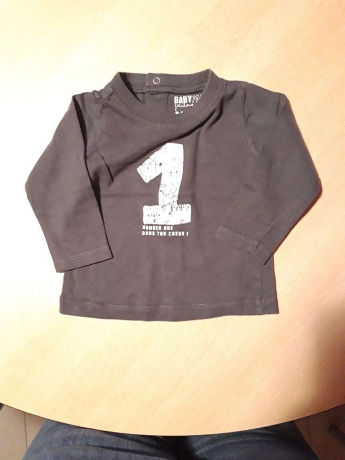 Tee-shirt manches longues 6 mois