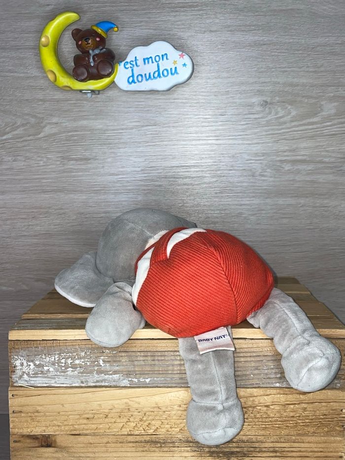NAT523 doudou éléphant 🐘 babynat - photo numéro 2