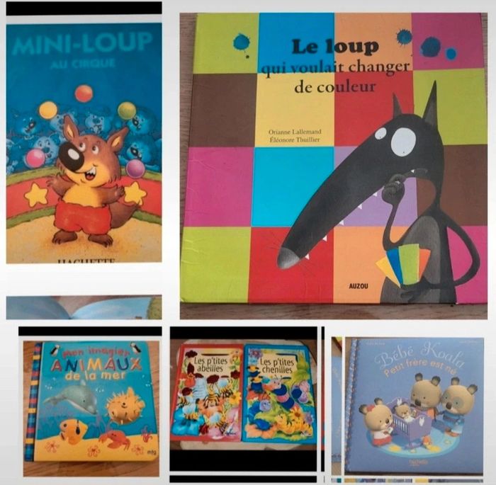 6 livres 2€50 pièces