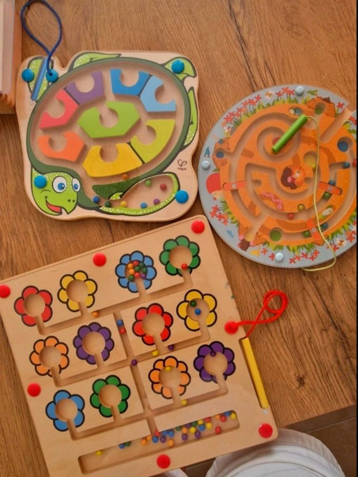 Lot de 15 jeux educatifs, manipulation,construction, réflexion - photo numéro 2