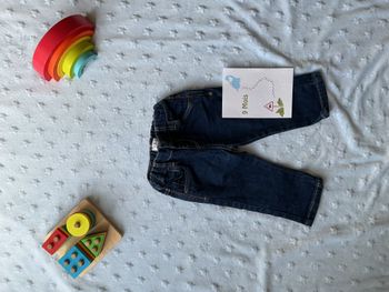 jean bleu taille réglable 9 mois la redoute