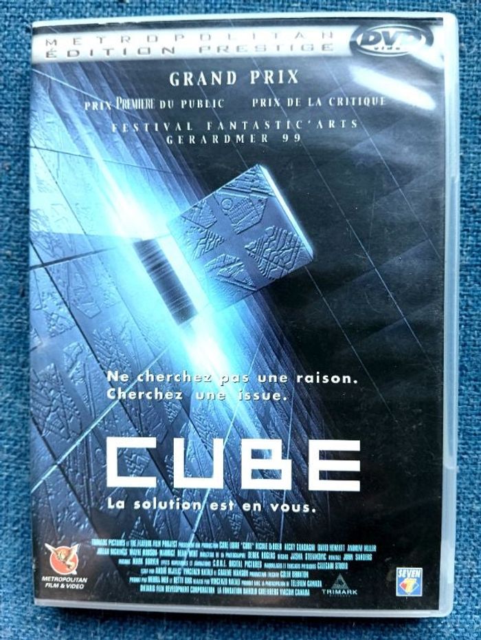 DVD " CUBE,", métropolitain édition prestige