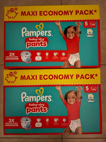 Couches Pampers Taille 5 Neuf