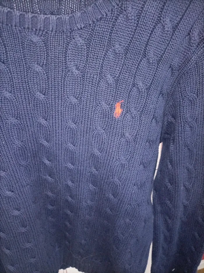 Joli pull femme torsade Ralph Lauren M - photo numéro 10