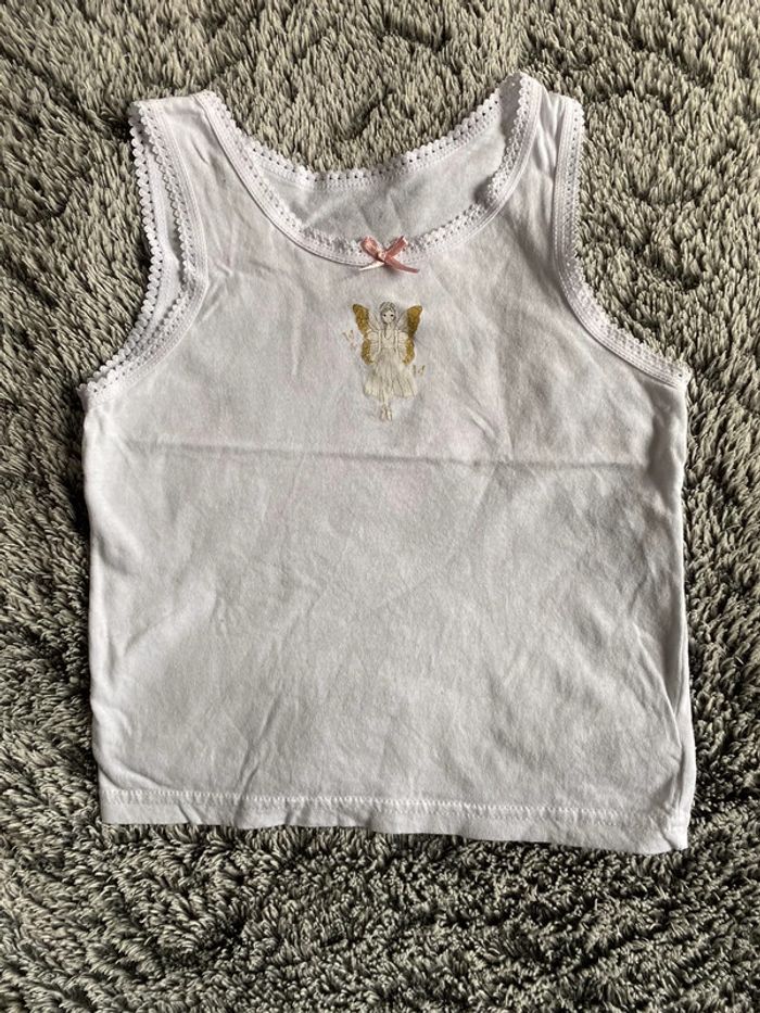 Débardeur blanc - taille 2/3 ans