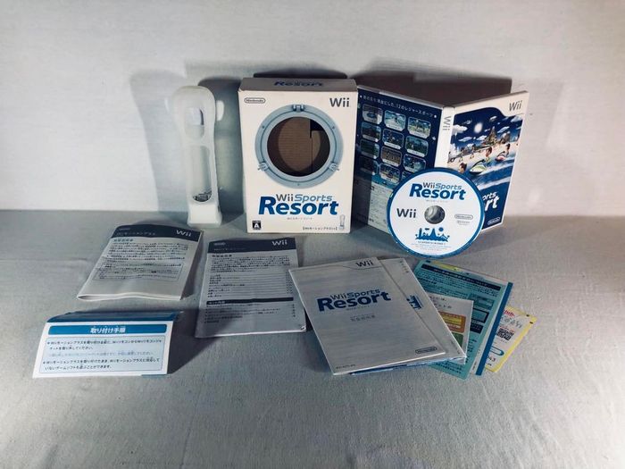 Pack Wii Sports Resort + Wii Motion Plus JAP Jeu Complet très bon état