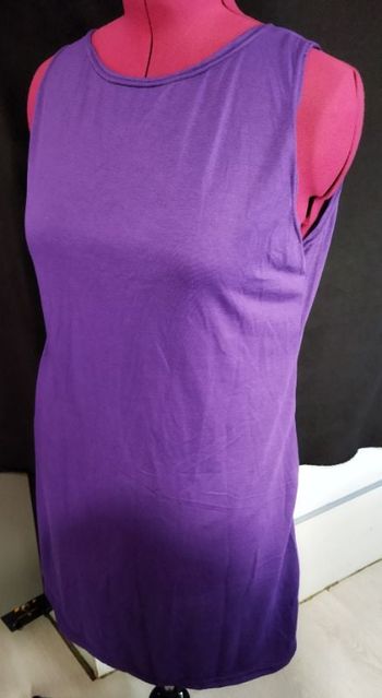 Robe courte violette taille L