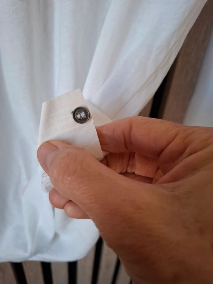 Haut blouse blanche Captain Tortue T 12 ans - photo numéro 11