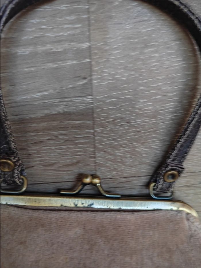 sac en velours vintage - photo numéro 4