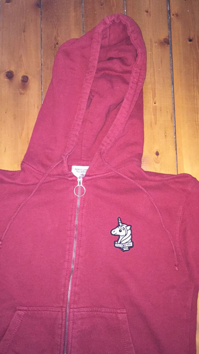 Sweat à capuche taille s - photo numéro 2