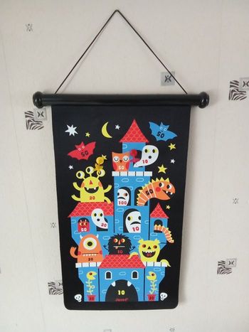 Jeu fléchette aimanté avec boîte origine, janod, dès 4  ans, dextérité