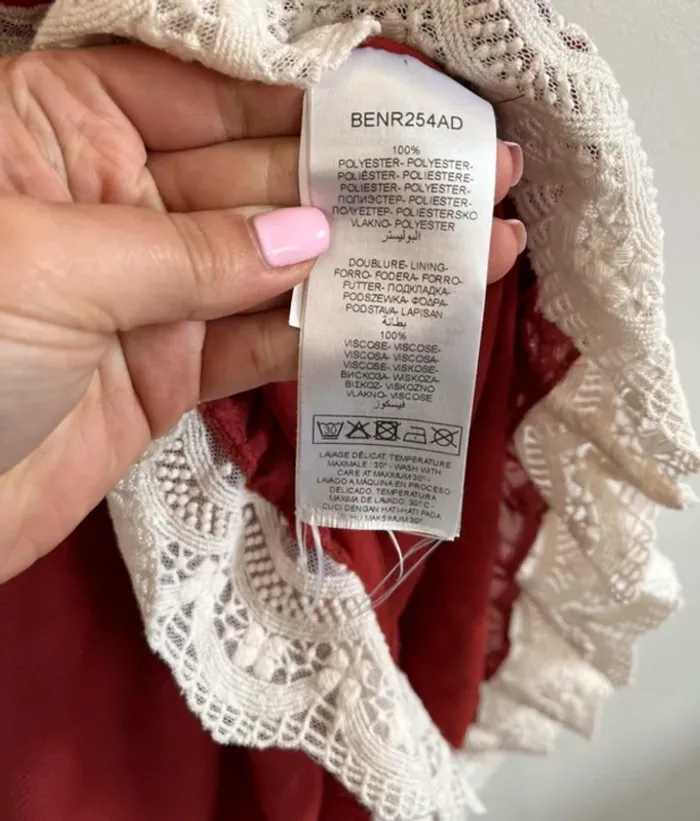 Robe été naf naf dentelle sexy - photo numéro 7