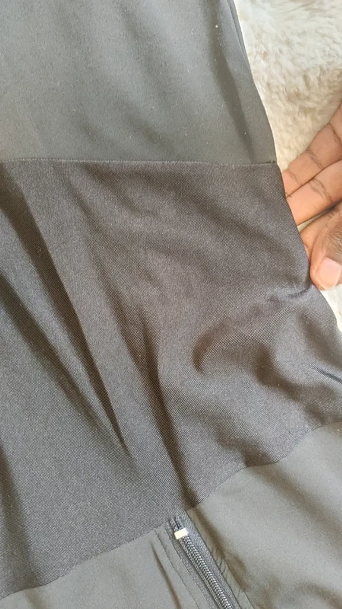 Combinaison noire manches longues col haut zip yk2 - photo numéro 4