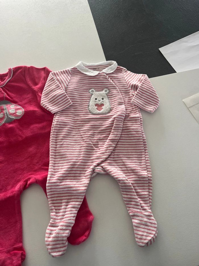 Lot de deux pyjamas Obaibi 3 mois - photo numéro 2