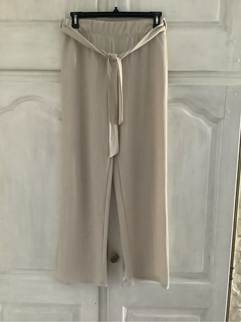 Pantalon pattes larges