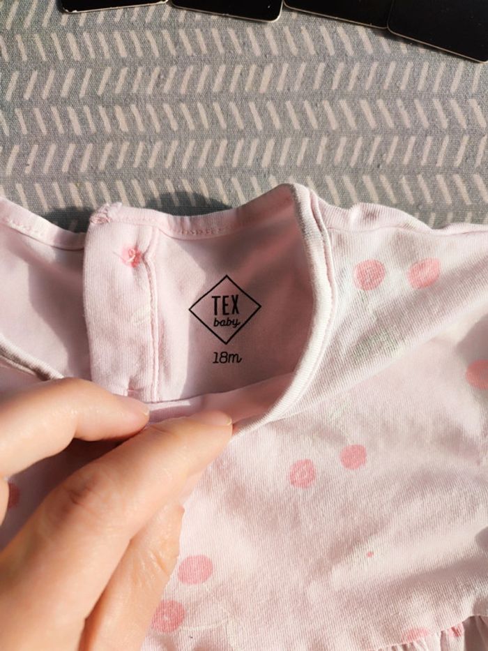 Robe à manches courtes – Taille 18 mois – TEX - photo numéro 4
