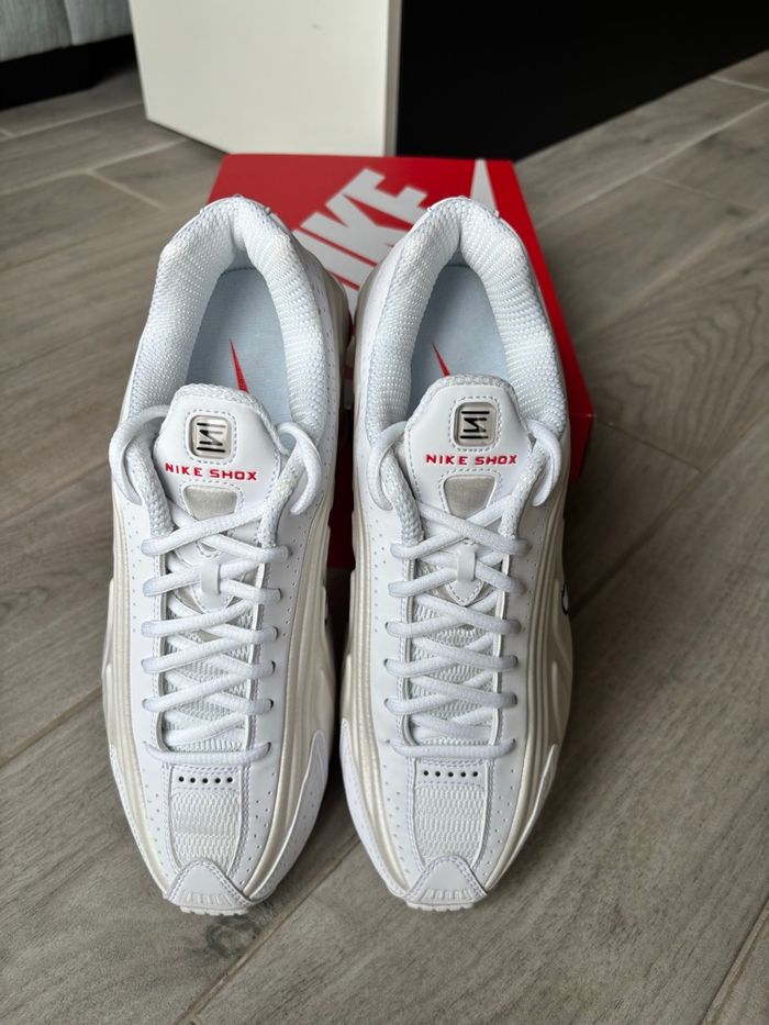 Nike Shox blanc orange - photo numéro 5