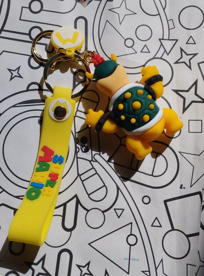 Porte clé figurine Bowser neuf monde de Mario Nintendo - photo numéro 3