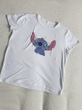 T-shirt Stitch blanc XL