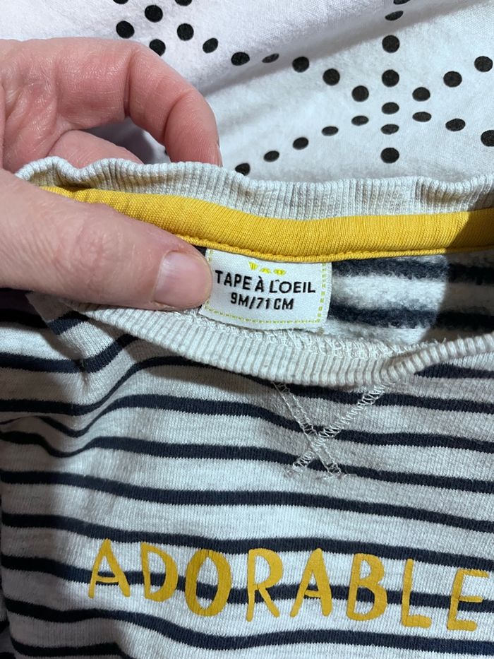 Sweat-shirt adorable tape à l’œil - photo numéro 2