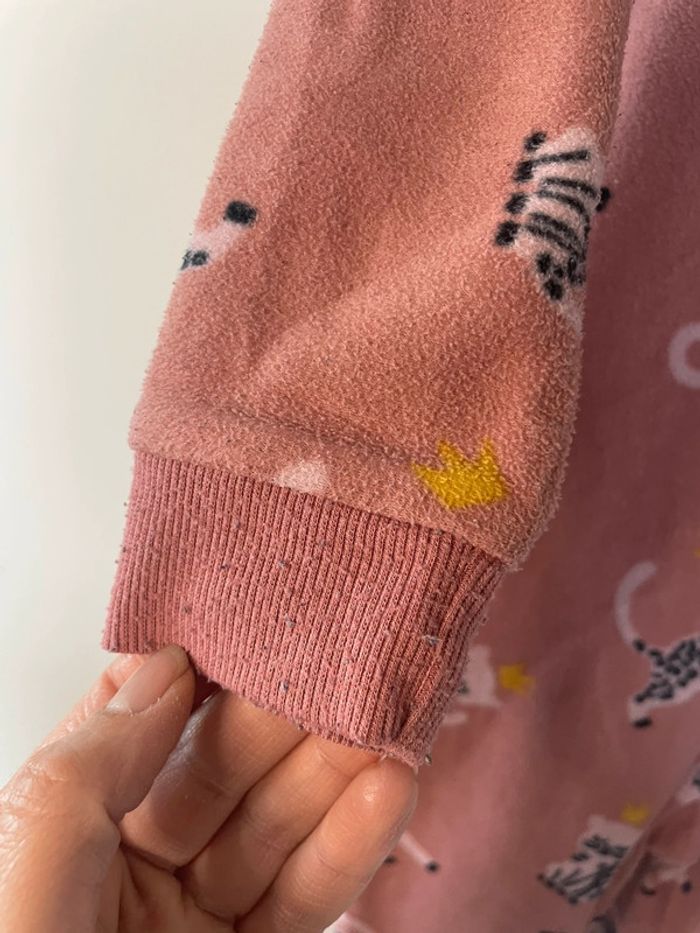 Pyjama une pièce polaire 4 ans fille - photo numéro 3