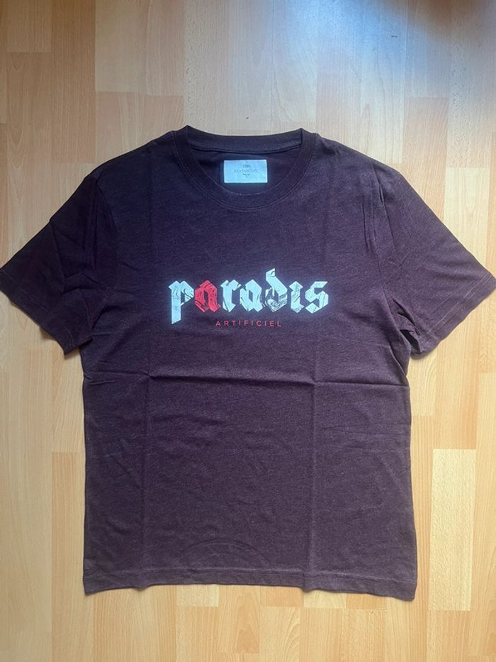 Tee shirt homme Jules Bordeaux taille M - photo numéro 2