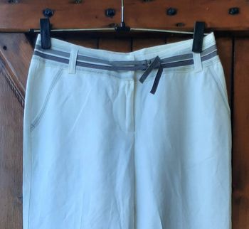 Magnifique pantalon blanc K Woman, taille 38