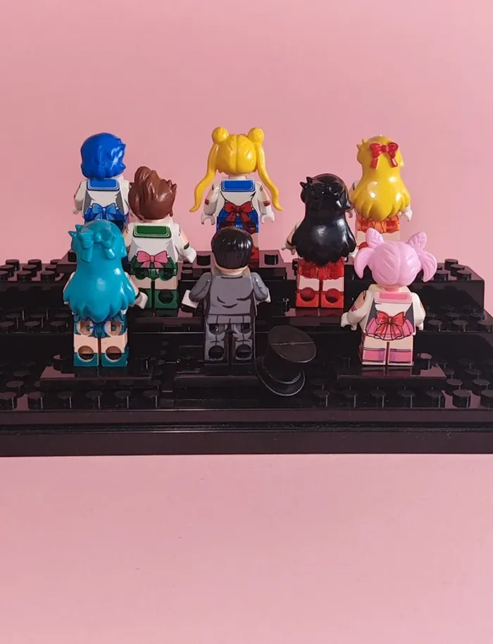 Sailor Moon - lot de 8 Mini figurines au format Lego - photo numéro 2