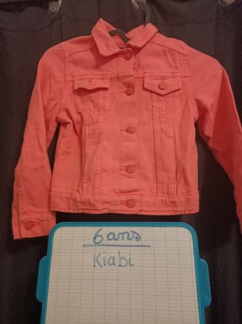 Veste corail 6 ans kiabi