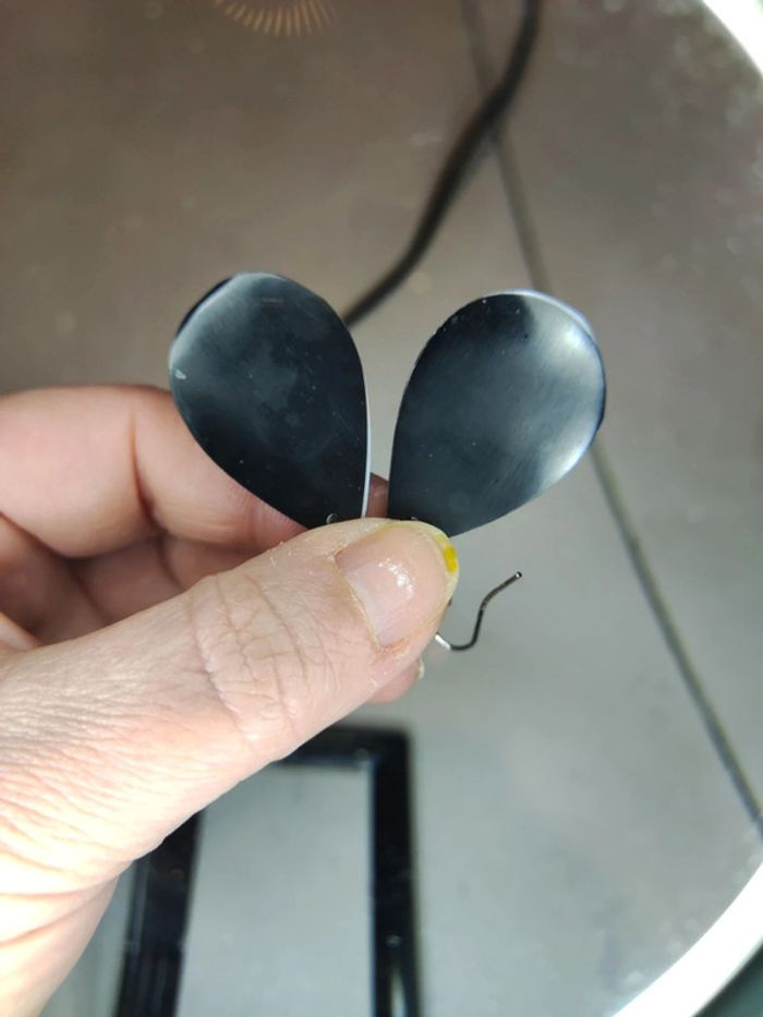 Boucles d'oreilles nacre - photo numéro 4