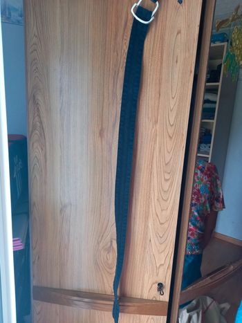 Ceinture en tissu noir