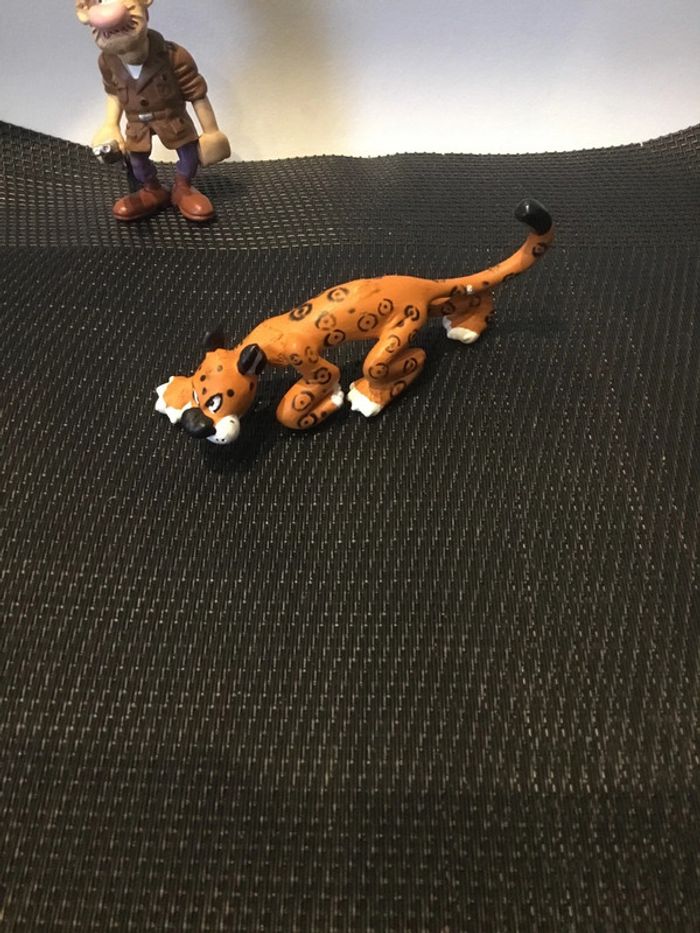 Marsupilami lot 2 figurines Bring M’Backalive et jaguar PVC Plastoy - photo numéro 2