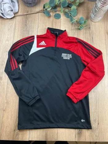 Sweat homme pull homme adidas noir rouge très bon état taille 36 taille 38