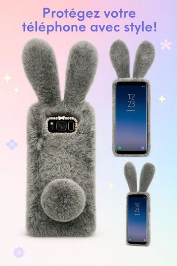 Coque de lapin pour samsung note 8