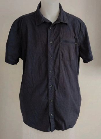 Chemise bleu marine manches courtes Decathlon taille 2XL