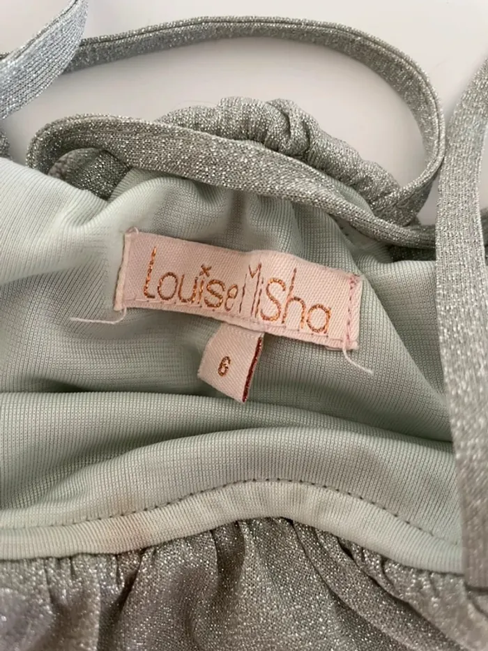 Maillot bleu pailleté 6 ans Louise Misha - photo numéro 2