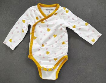 Body manches longues bébé fille