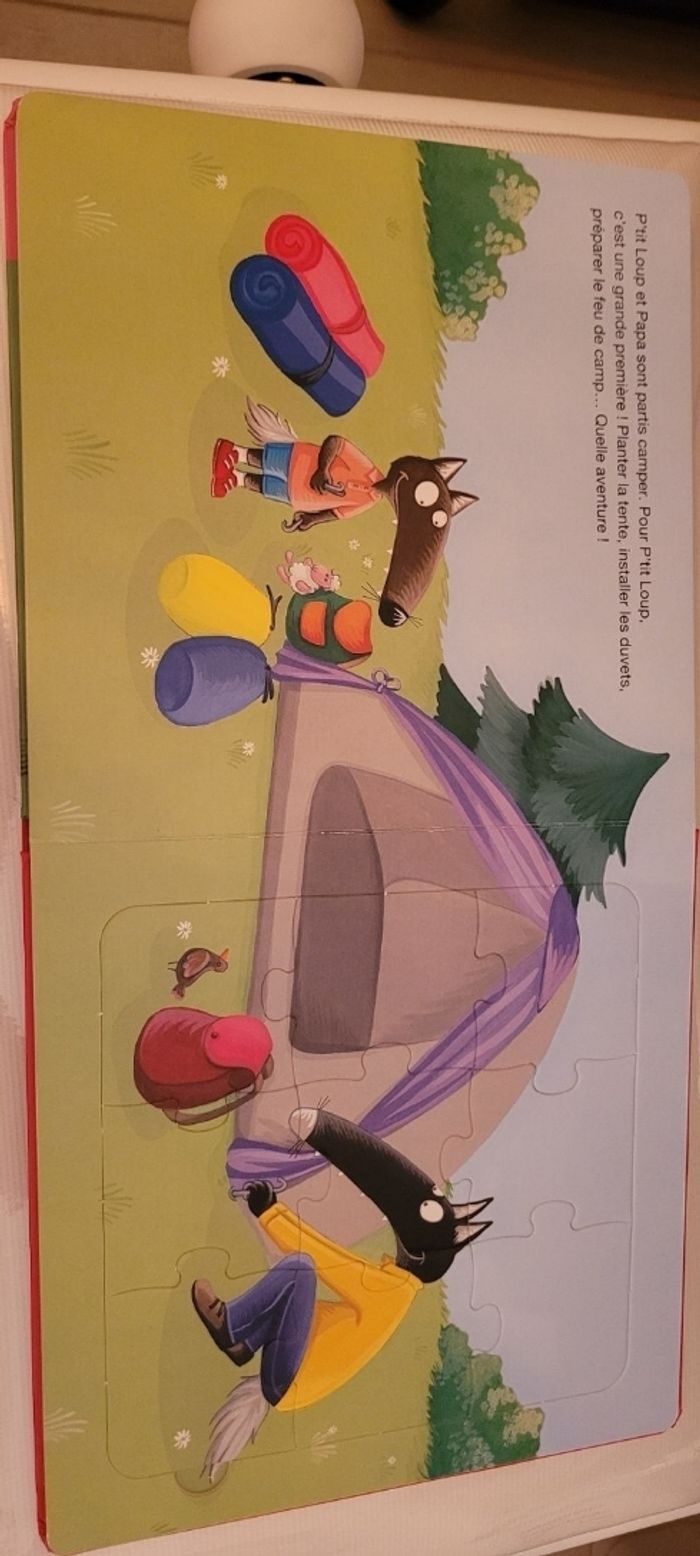 Livre puzzle Petit Loup - photo numéro 6