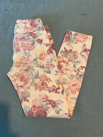 Jeans à fleur - Zara Girls - 5/6 ans 118 cm
