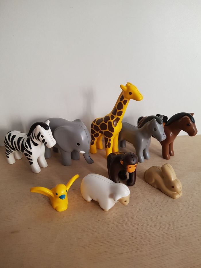Playmobil junior grand zoo ferme et safari 1.2.3 - photo numéro 2