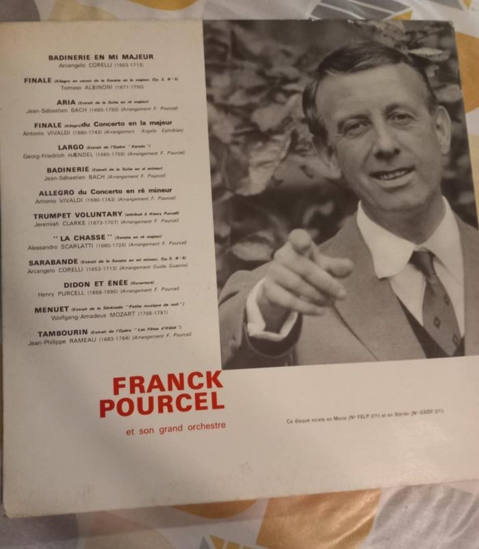 33T de Franck Pourcel, Pages célèbres volume 6 - photo numéro 5