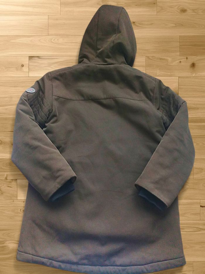 Parkas doudoune polaire manteau imperméable Redskins vert kaki taille 14ans - photo numéro 4