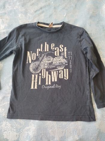 Tee-shirt garçon manche longue