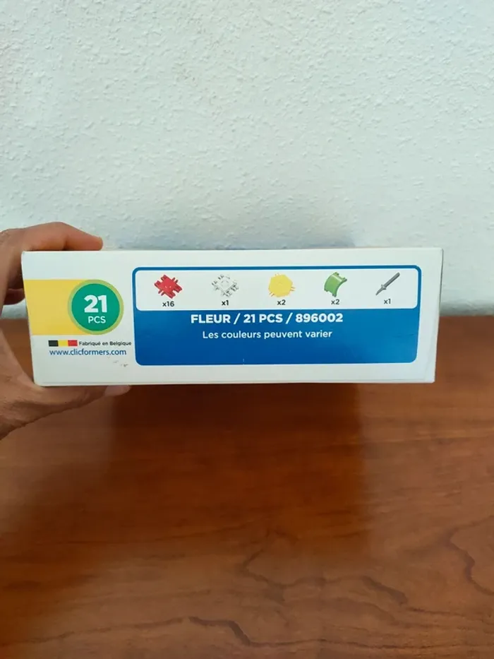 Clic formers Fleur 21 pièces neuf marque u - photo numéro 2