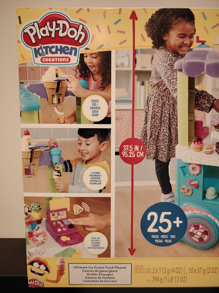 Camion de glace Play-Doh neuf – Pâte à modeler + accessoires – Super jeu créatif ! - photo numéro 4