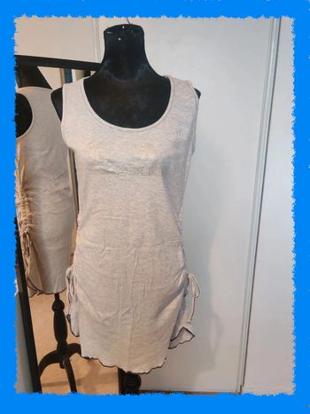 Robe coton débardeur été sans manches