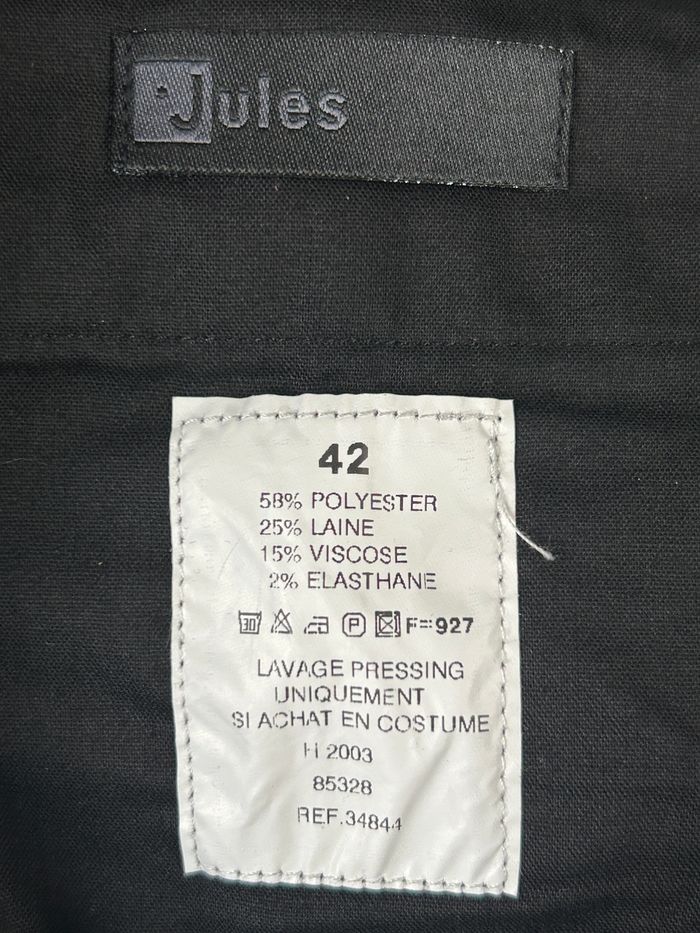 Pantalon noir ligné Jules - Taille 42 - photo numéro 5