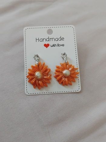 Boucles d'oreilles florales 