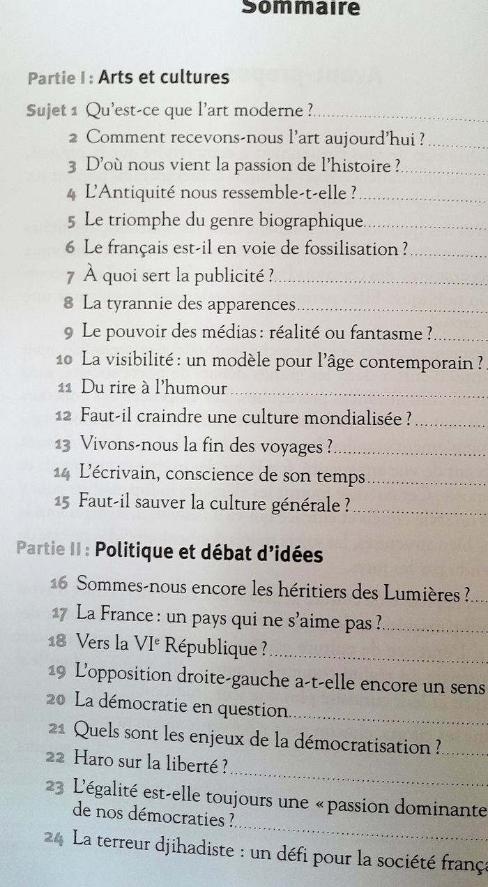 50 sujets d'actualités oral de culture générale - photo numéro 3