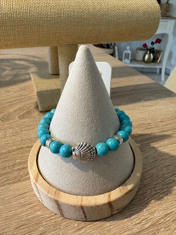 Bracelet extensible turquoise